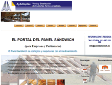 Tablet Screenshot of panelsandwich.es